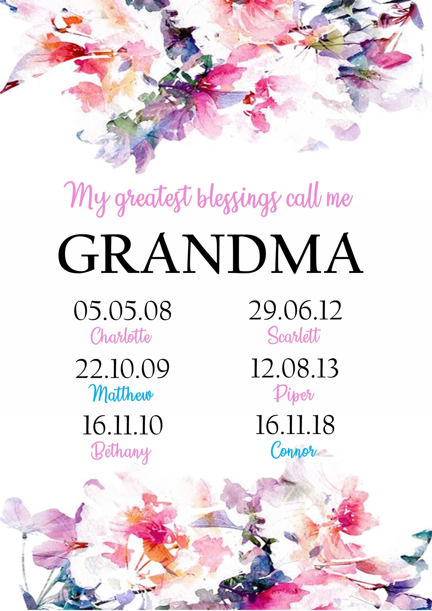 My greatest blessings - PINK