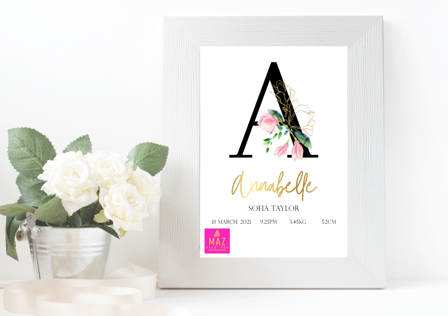 Newborn Initial Poster