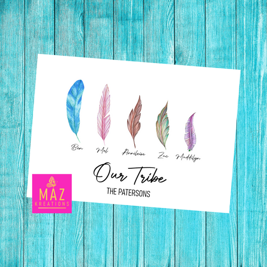 Our Tribe Family Poster